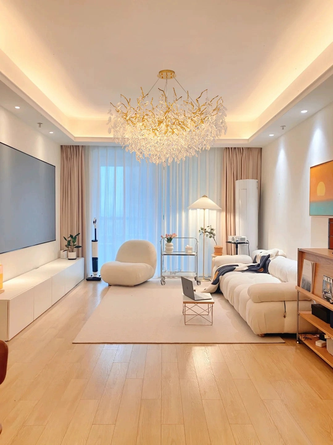 Albero Collection Crystal Chandelier