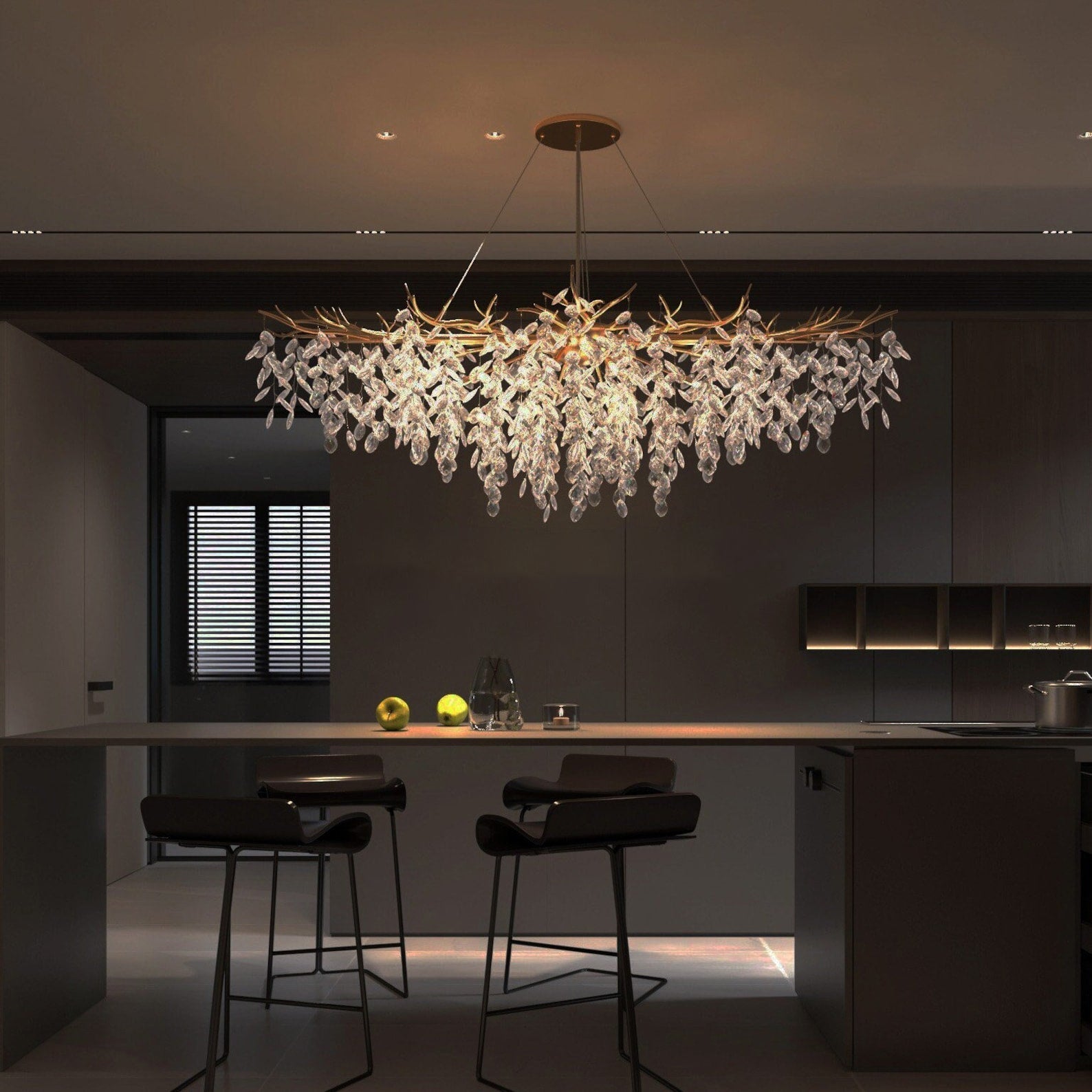Albero Collection Crystal Chandelier