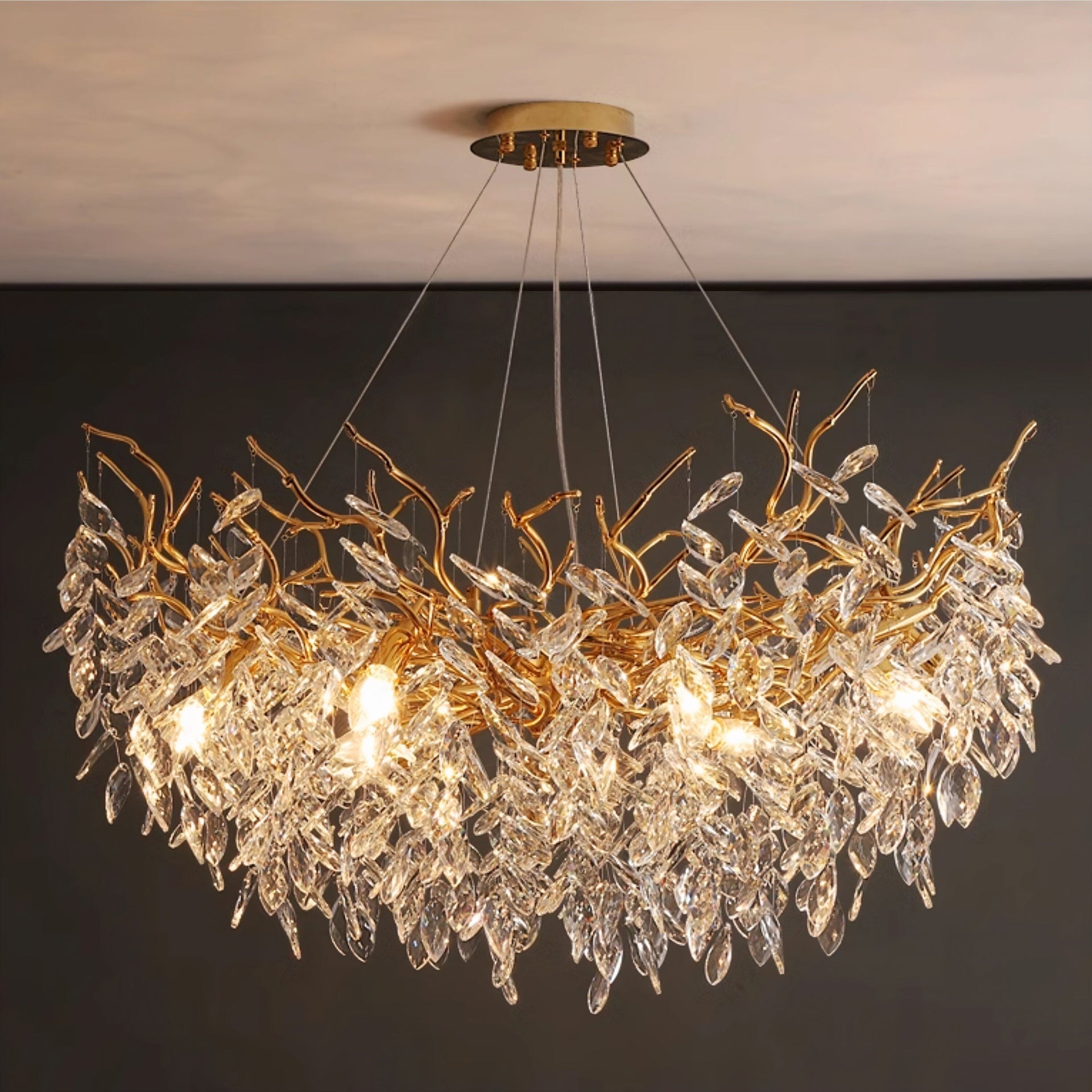 Albero Collection Crystal Chandelier
