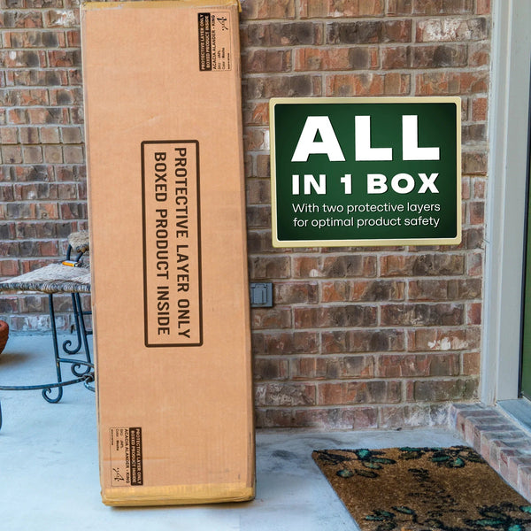 Acacia Alander Deluxe Wood Platform Bed Frame