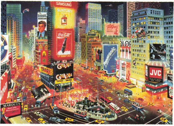 Alexander Chen - An Evening in Times Square (UNFRAMED)