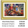 Alexander Chen - An Evening in Times Square (UNFRAMED)