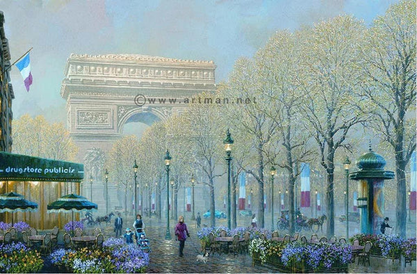 Alexander Chen - Arc De Triomphe (UNFRAMED) - 11.5