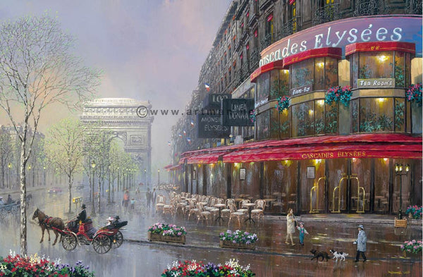 Alexander Chen - Cascades Elysees (UNFRAMED) - 11.5