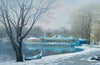 Alexander Chen - Central Park Boathouse (UNFRAMED) - 11.5