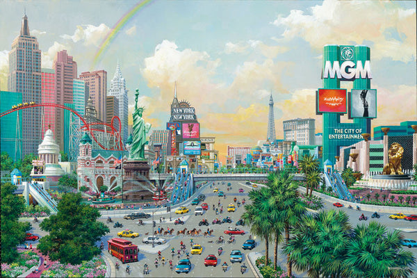 Alexander Chen - Las Vegas Afternoon - The Strip (UNFRAMED) - 11.5