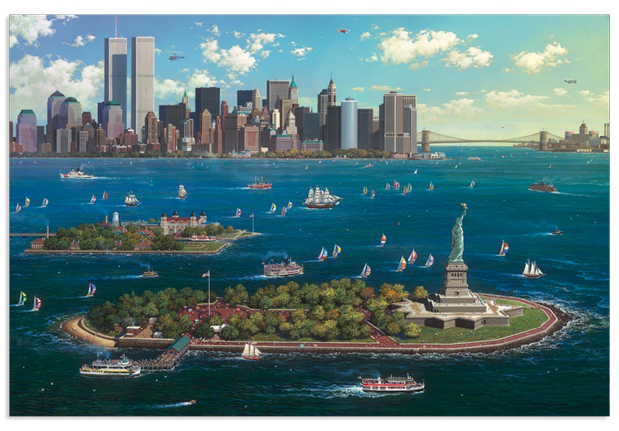 Alexander Chen - New York Gateway (UNFRAMED) - Giclee | Seriolithograph - Artman