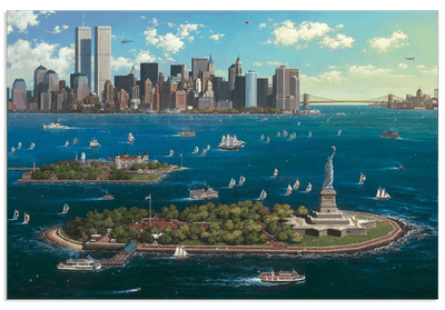 Alexander Chen - New York Gateway (UNFRAMED) - Giclee | Seriolithograph - Artman