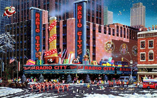 Alexander Chen - Santa Comes to New York (UNFRAMED) - 11.5