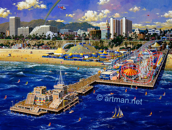 Alexander Chen - Santa Monica Pier (UNFRAMED) - 11.5