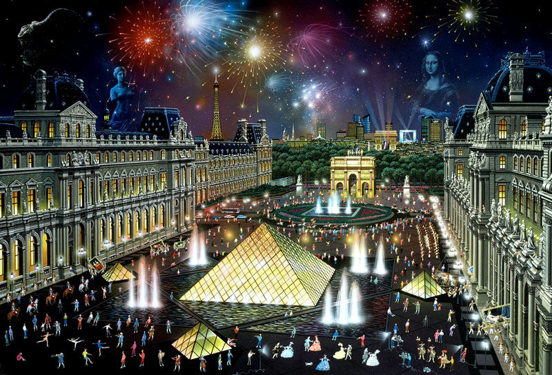 Alexander Chen - The Louvre (UNFRAMED) - 11.5