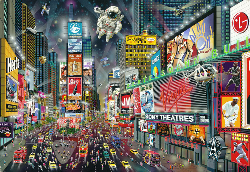 Alexander Chen - Times Square Panorama (UNFRAMED) - 11.5