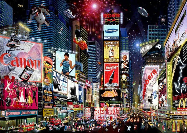 Alexander Chen - Times Square Parade (UNFRAMED) - Giclee | Seriolithograph - Artman - Gifts for You 'n Me