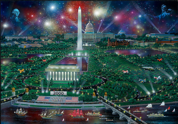 Alexander Chen - Washington Millennium Celebration (UNFRAMED) - 16.5