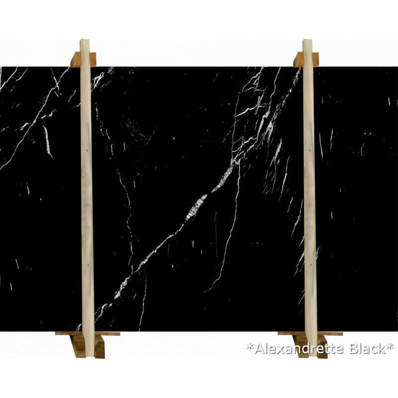 Alexandrette Black Bookmatching Marble Slabs Polished -Full Truckload