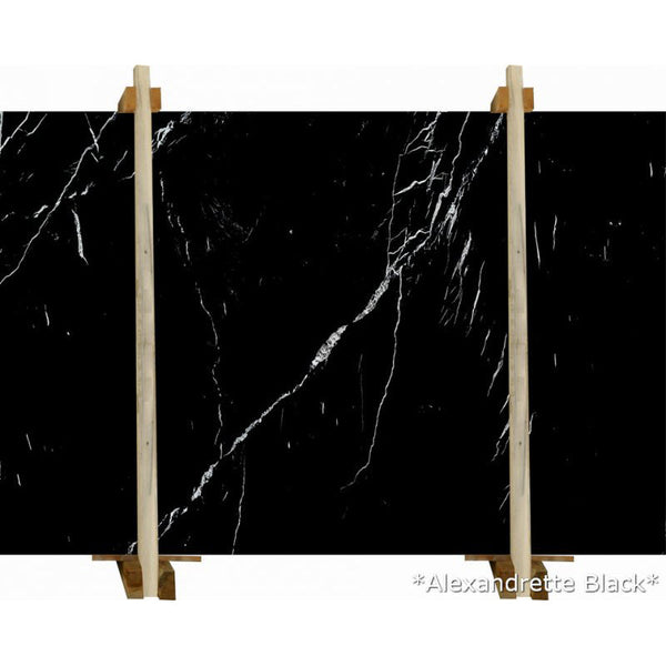 Alexandrette Black Bookmatching Marble Slabs Polished -Full Truckload