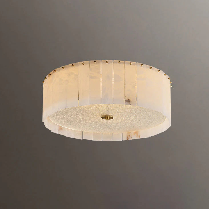 All Copper Marble Ceiling Lamp