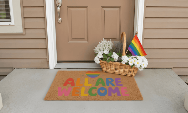 All Are Welcome Coir Mat