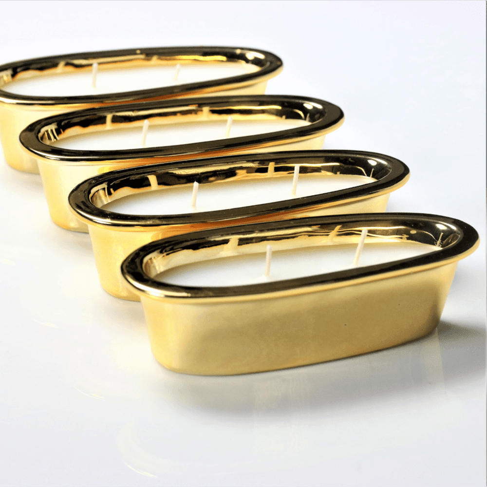 Gold Grand Alligator Candle