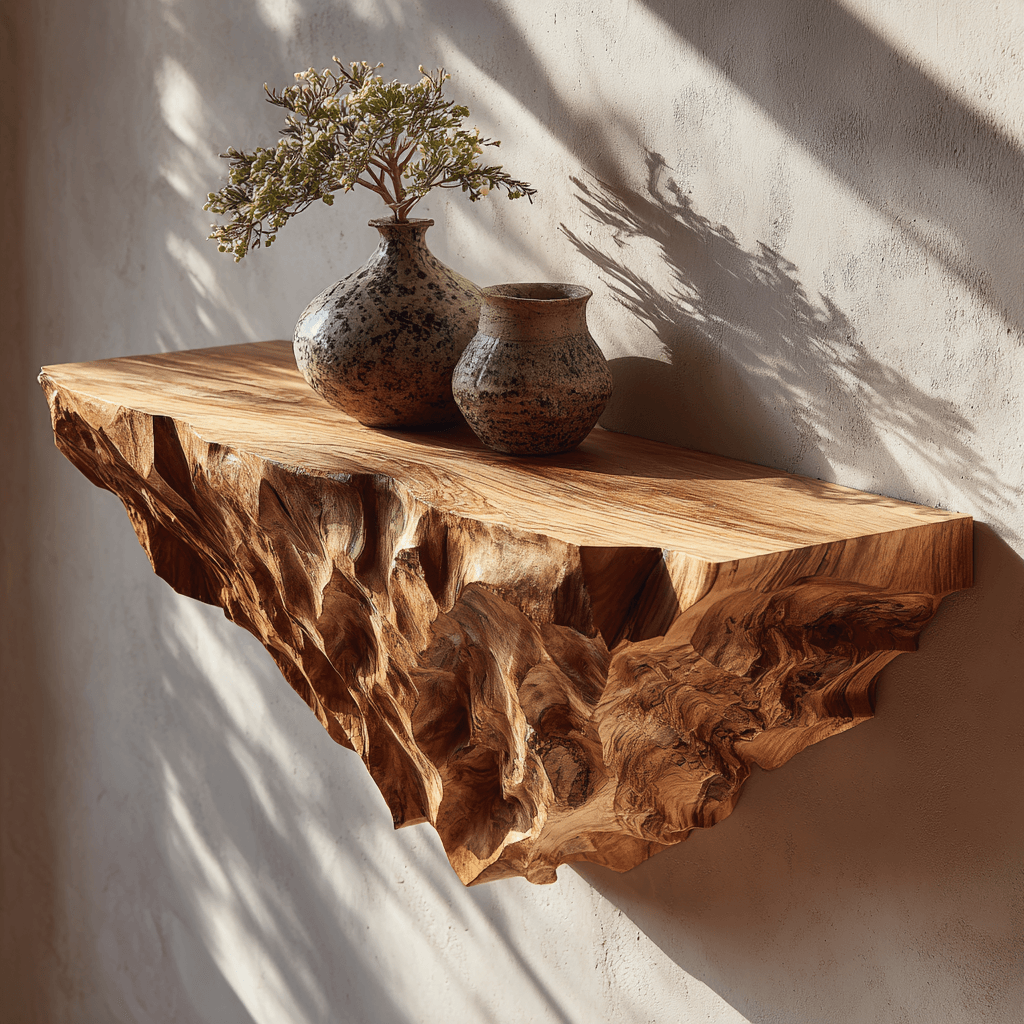 Altair Mountain Solid Wood Floating Shelf