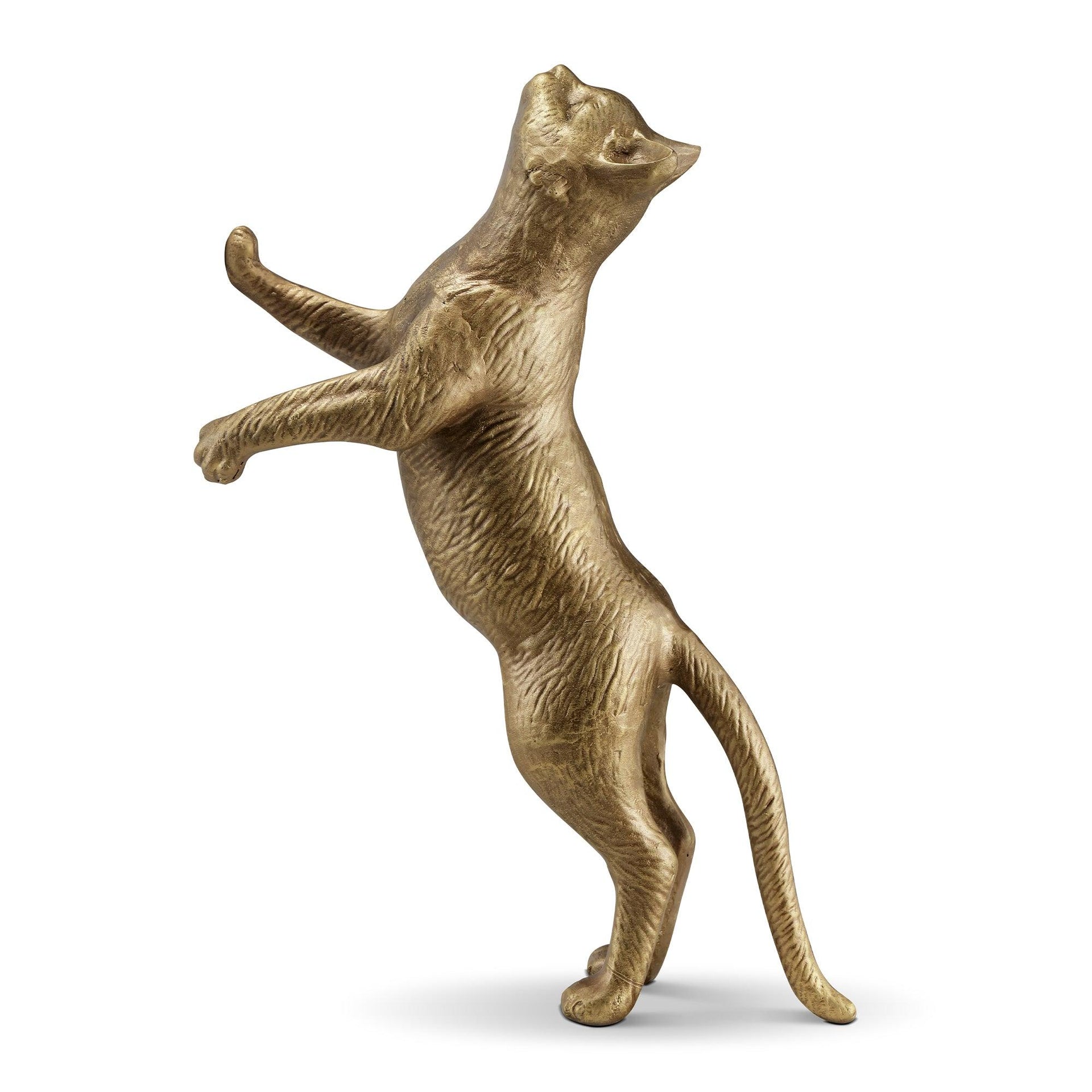 Aluminum Snacktime Cat with Bird Garden