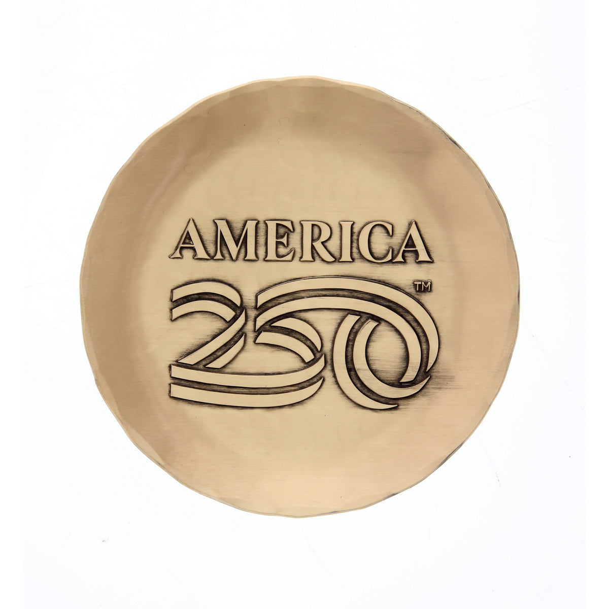 America250 4-Piece Commemorative Coaster Set with Caddy (Bronze)