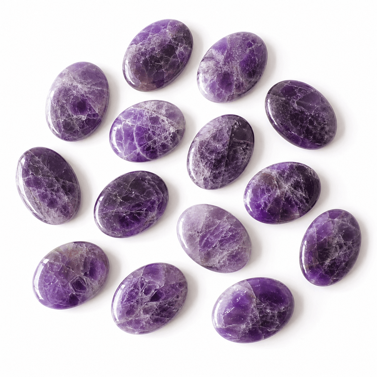 Amethyst Worry Pocket Stones