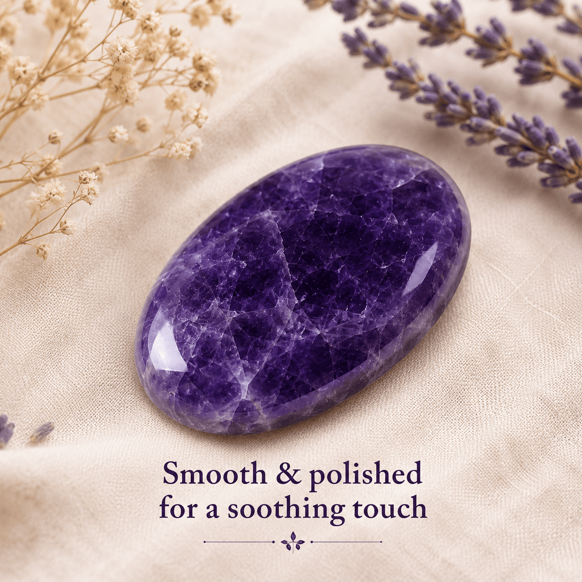 Amethyst Worry Pocket Stones