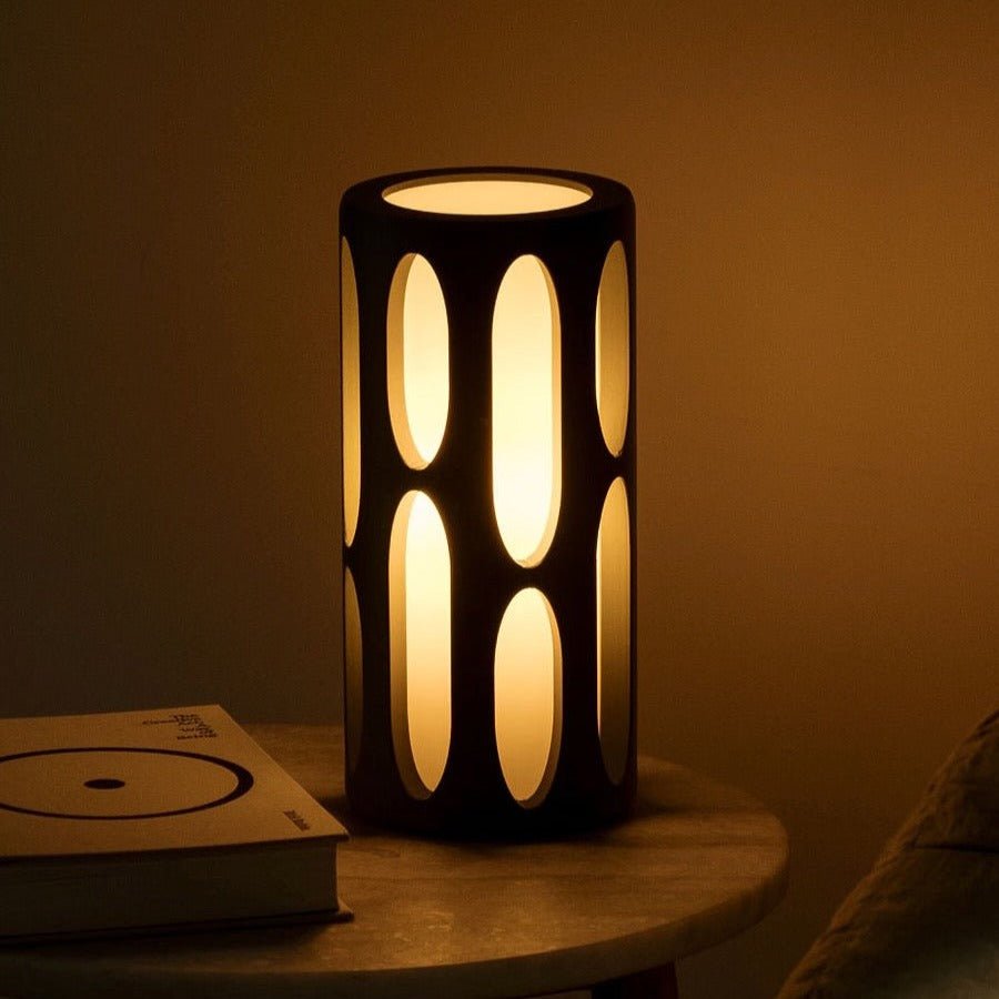 Amoeba Table Lamp - Olive Terra Labs