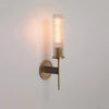 Solid Brass Wall Sconce with Glass Shade E26 15.7