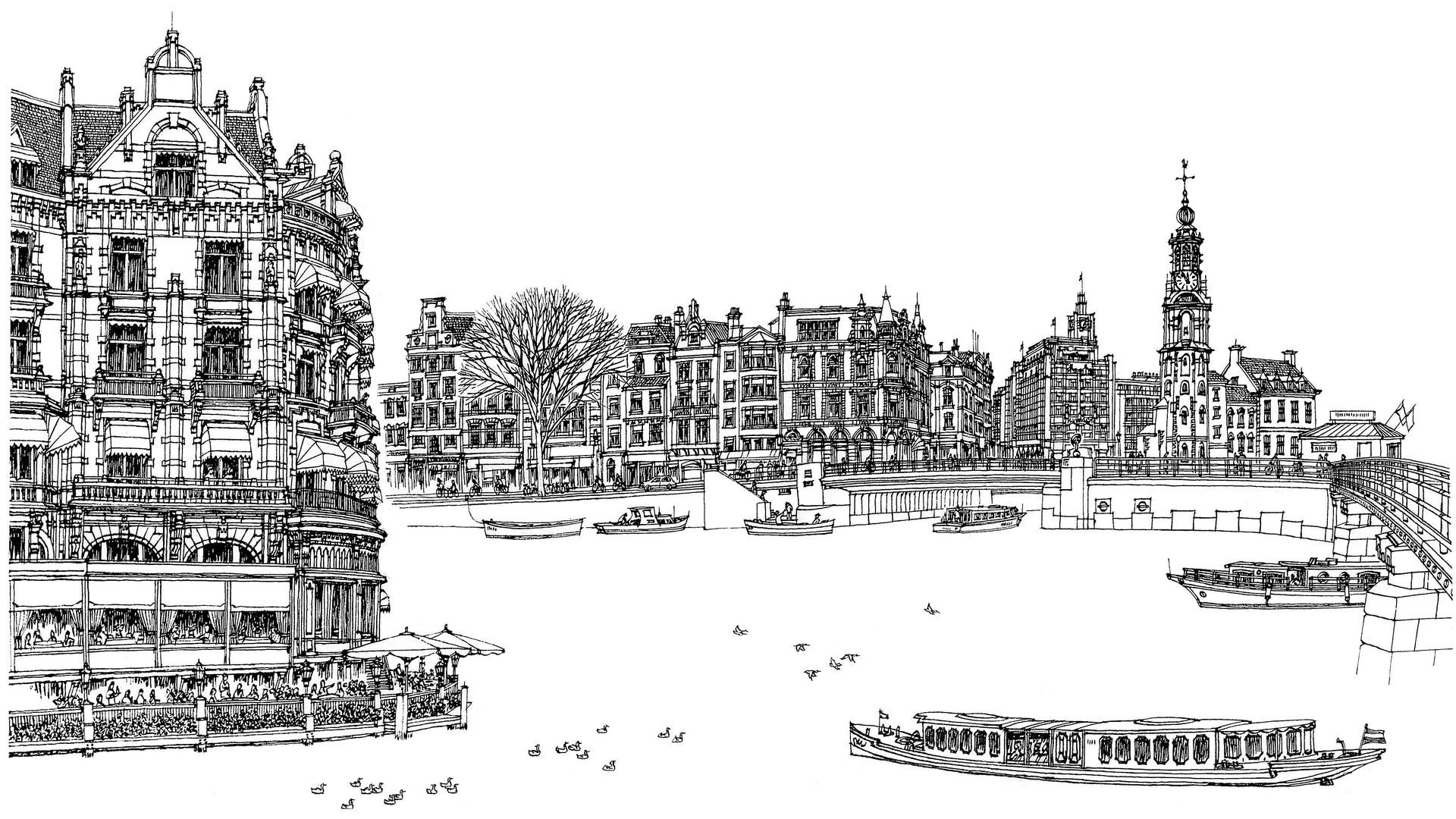 Amsterdam Artist Hand Remarque and Chinese Chop Mark (UNFRAMED) by Alexander Chen - Artman