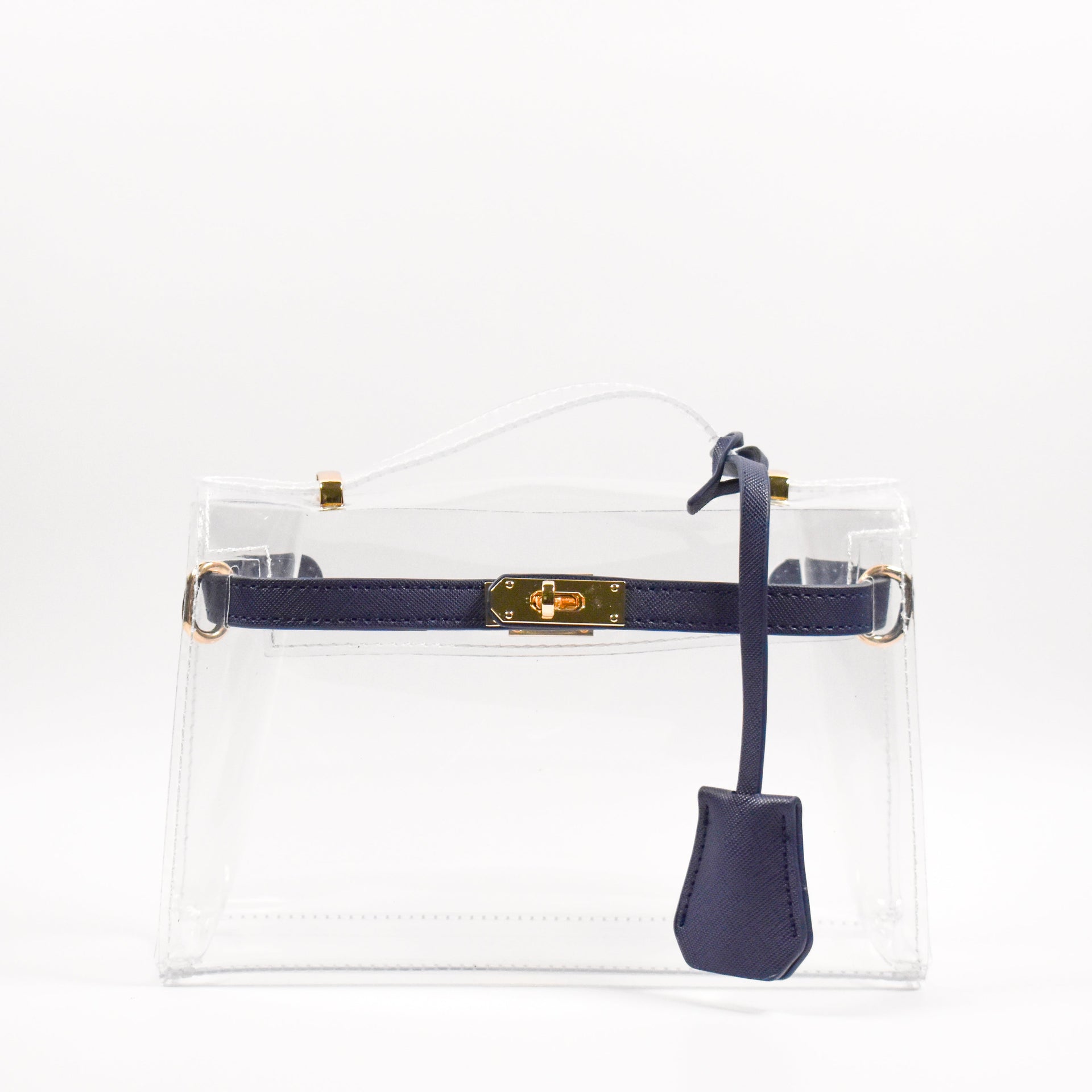 The Mini Andrea Clear Top Handle Bag