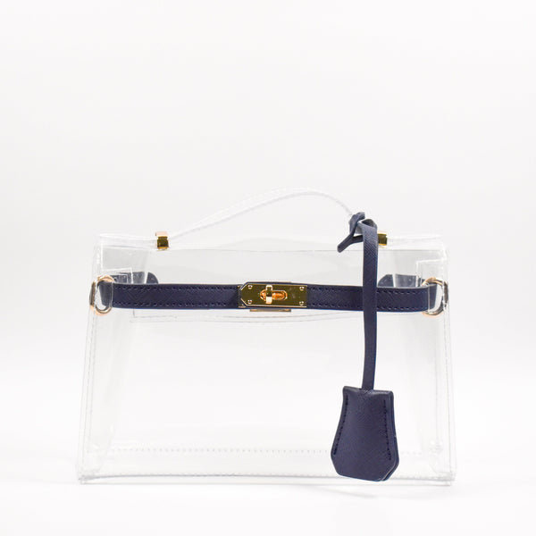 The Mini Andrea Clear Top Handle Bag