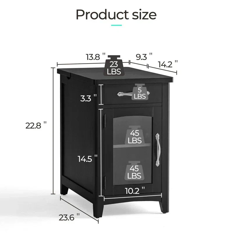 Aneshia End Table bohemian side table Ennovanest Limited