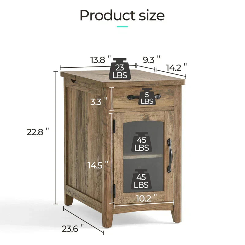 Aneshia End Table bohemian side table Ennovanest Limited