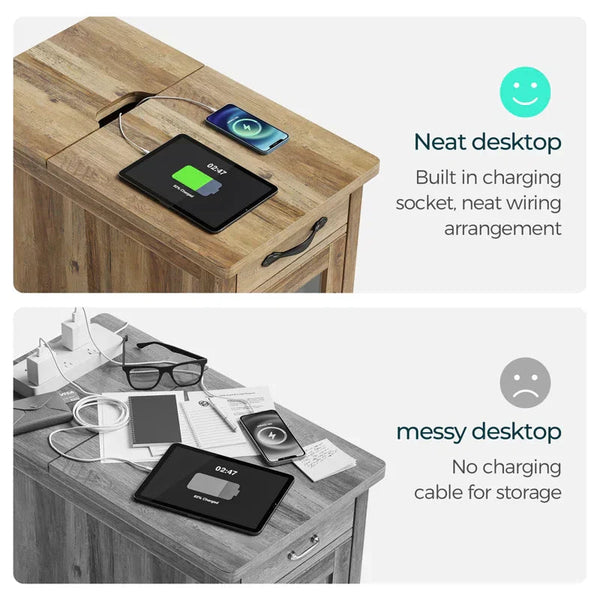 Aneshia End Table bohemian side table Ennovanest Limited