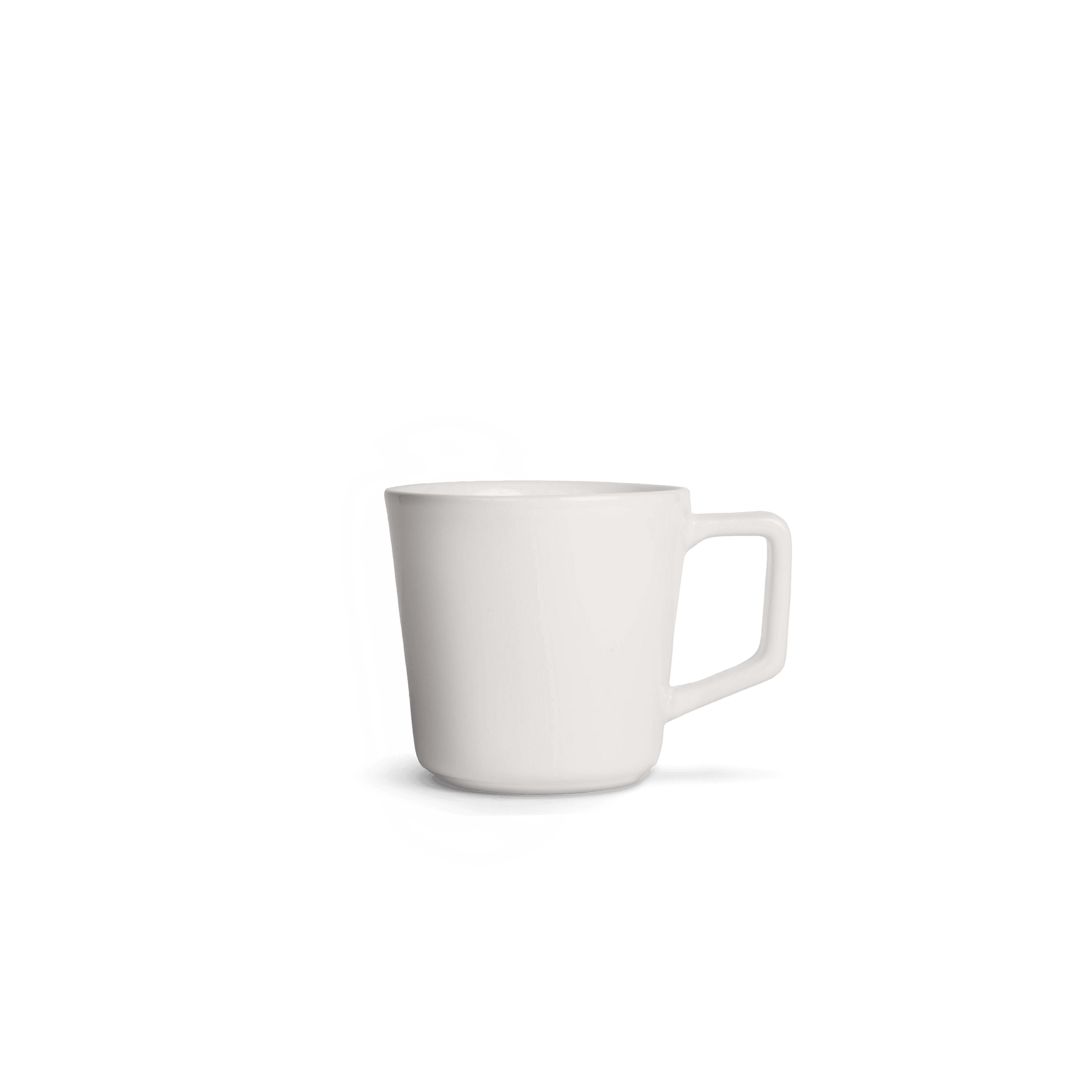 12oz Angle Drip Mug - White