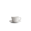 6oz Cappuccino Cup & Saucer - White