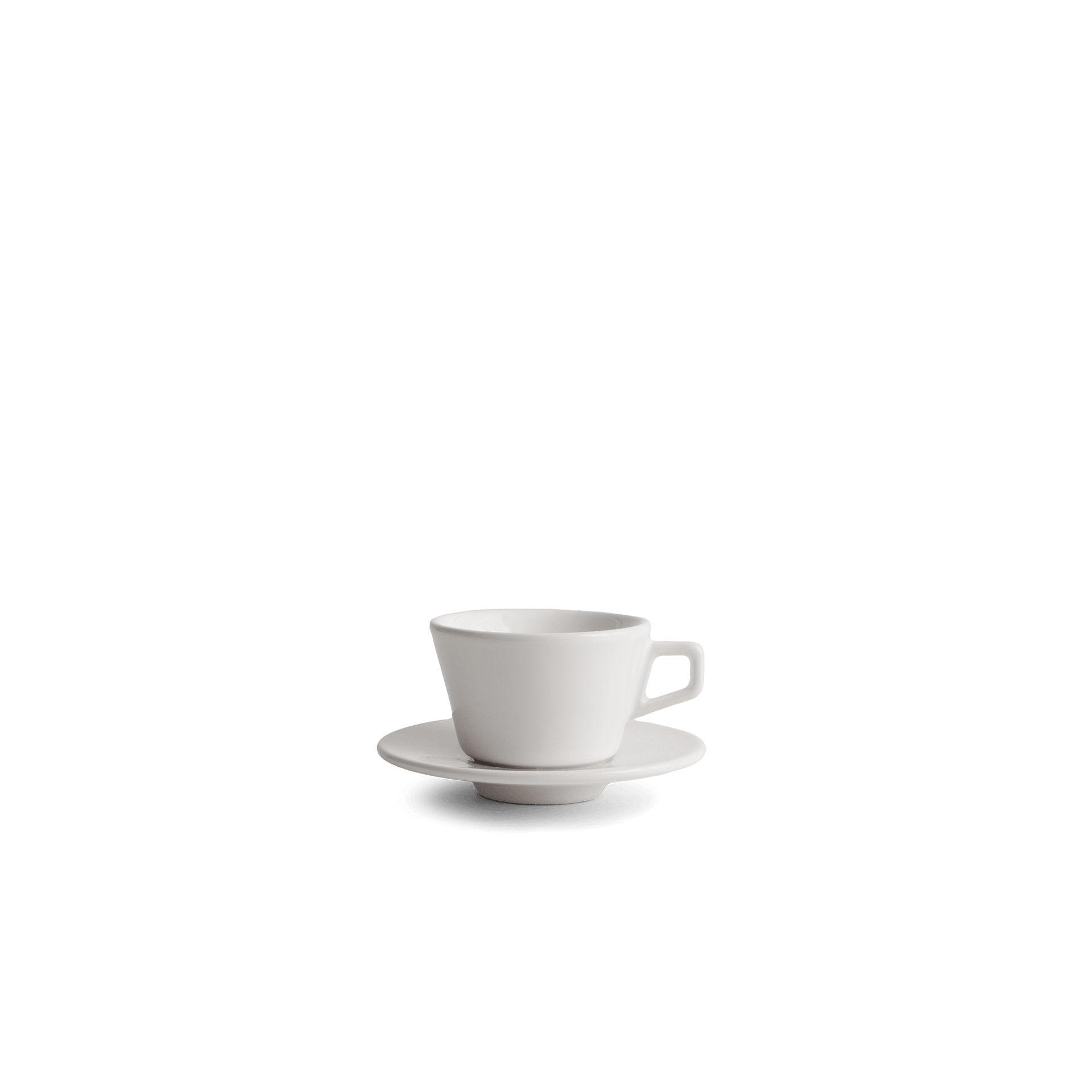 3oz Espresso Cup & Saucer - White