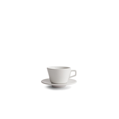 3oz Espresso Cup & Saucer - White