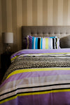 Antigua Queen Size Reversible Cotton 6 pc Duvet Cover Set