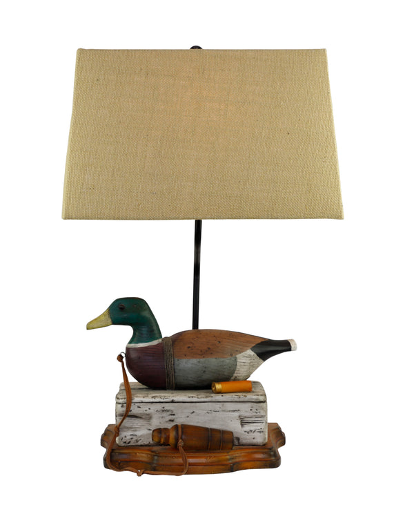 Antique Duck Decoy Table Lamp
