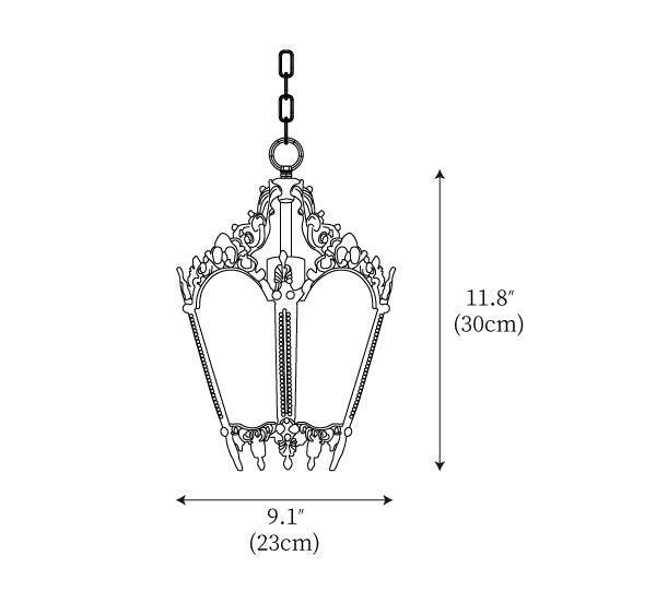 Antique Empire Pendant Lamp 9.1