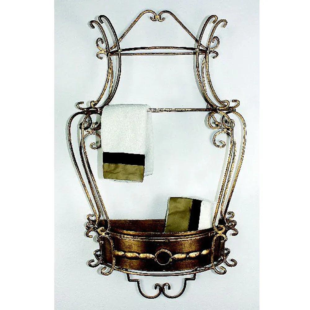 Antique Gold Hand Towel Rack or Wall Planter - Gifts for You 'n Me