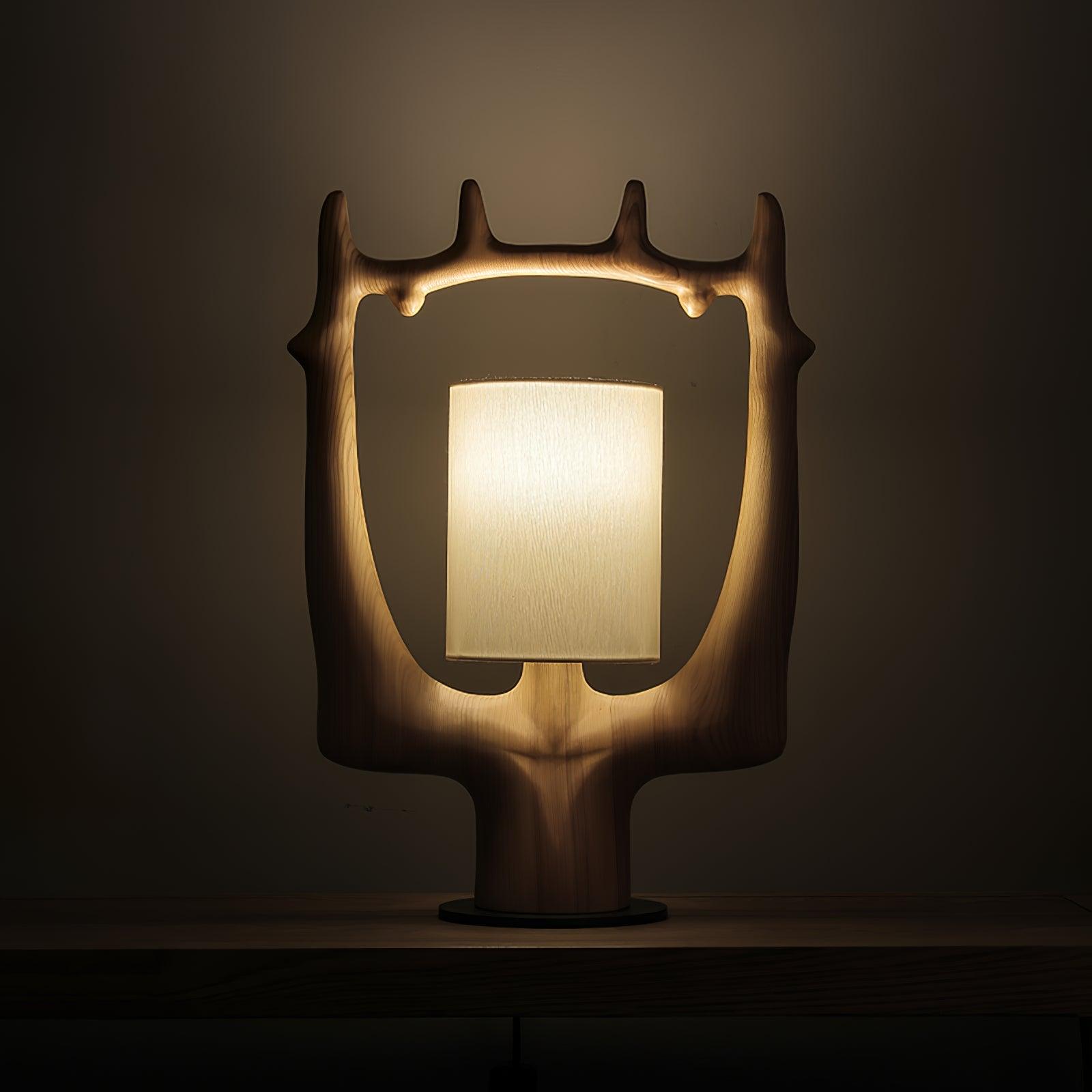 Antler Ring Table Lamp