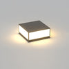 Anvia Outdoor Post Light 15.7" - L40 x W40 x H18cm / L15.7 x W15.7 x H7.1” / Black & Warm Light / Wired Version