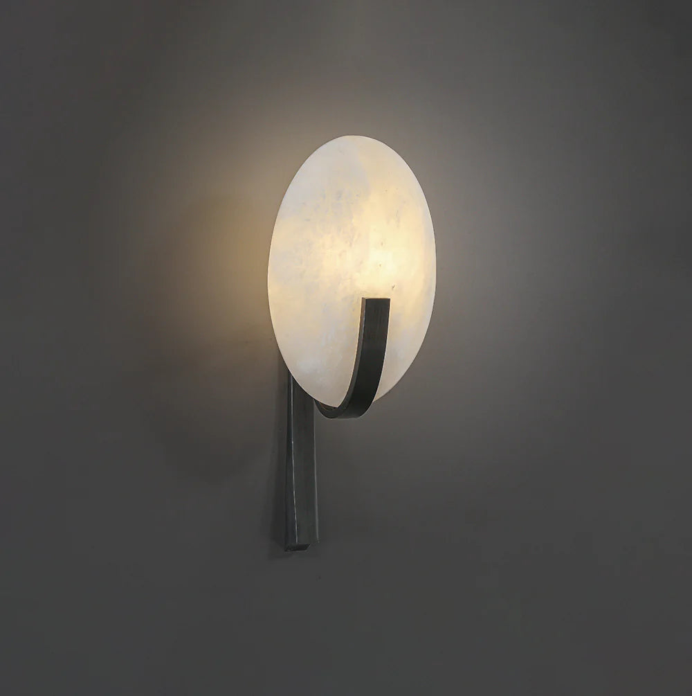 Alabaster Applique Alice Wall Lamp