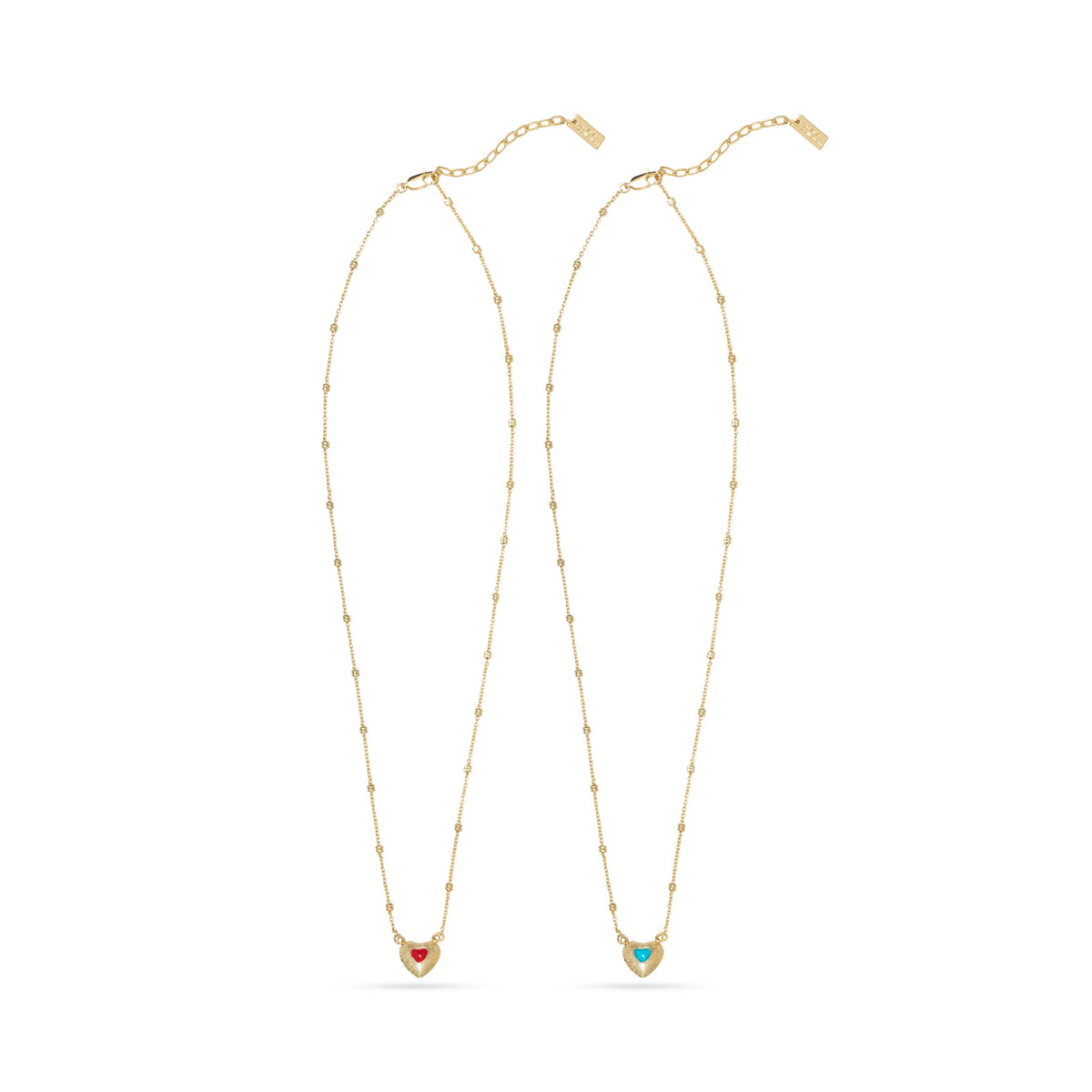 Double Heart Necklace