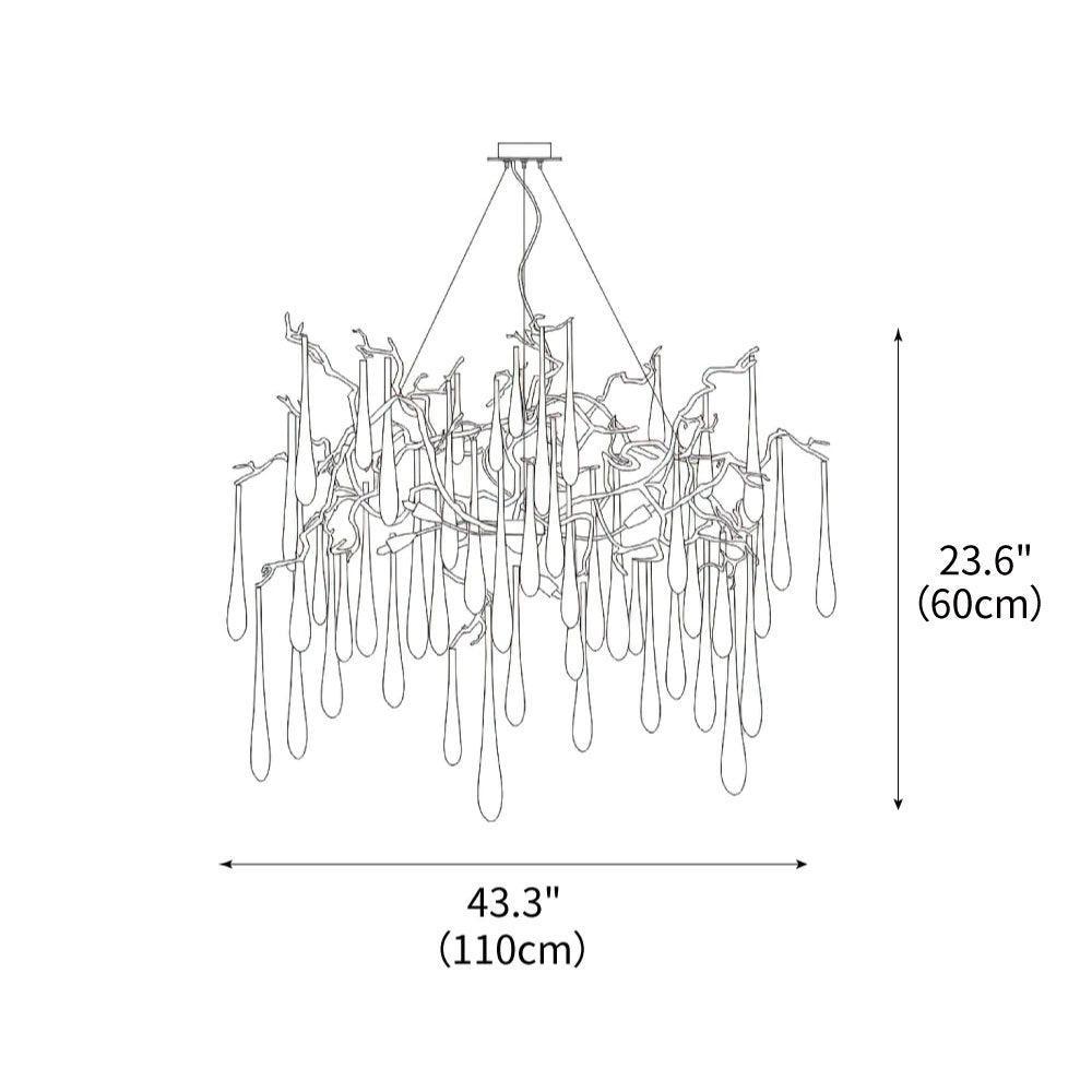 Aqua Empire Chandelier 43.3