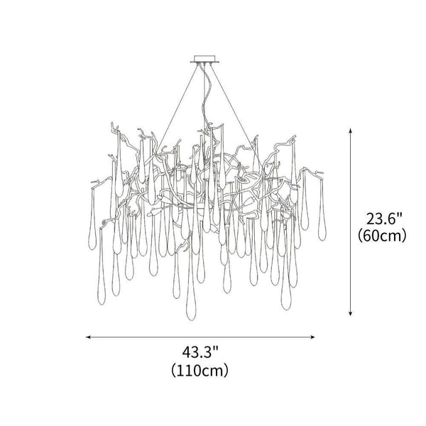 Aqua Empire Chandelier 43.3